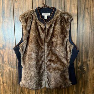 Vintage Amreica Blues Fur Vest, L